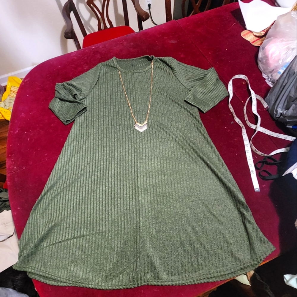 Dark Green Dress 👗